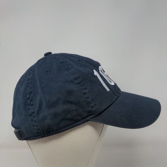 1 0F US Slideback Hat Blue OSFM Adjustable Embroidered Vented Holes KC Caps - Picture 4 of 8